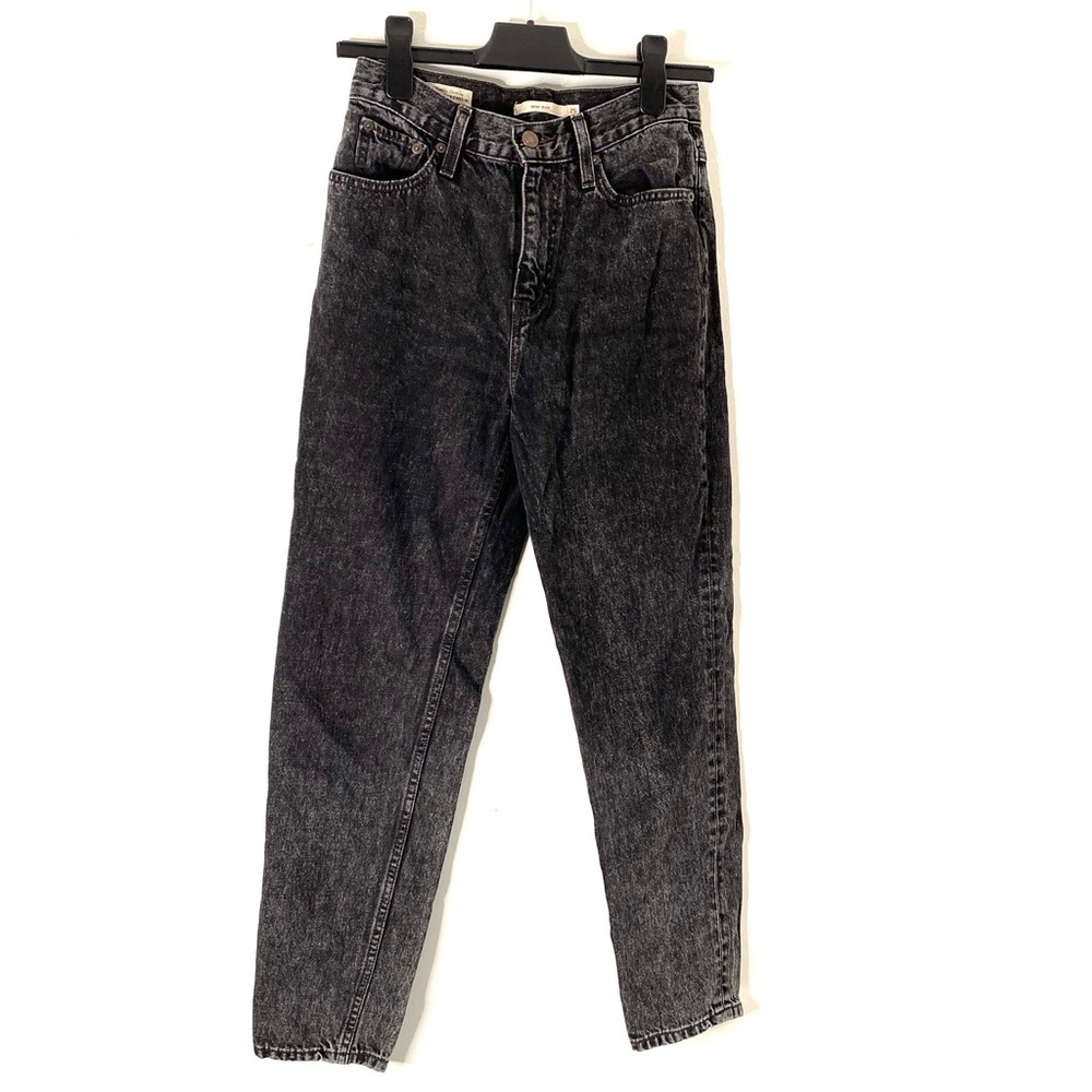 Levi’s Acid Wash Black Mom Jeans